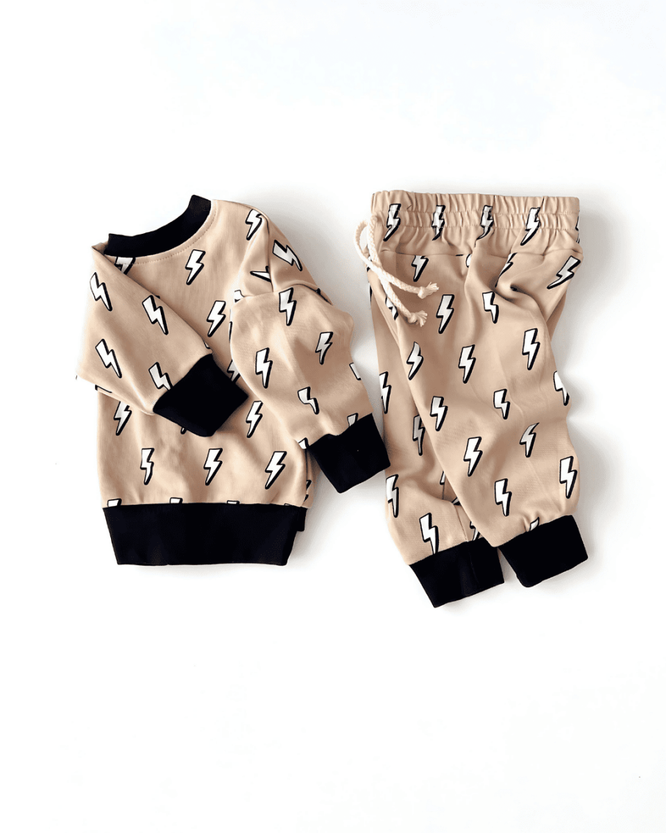 Jogger Set | Lightning Bolt - LITTLE RAD THINGS