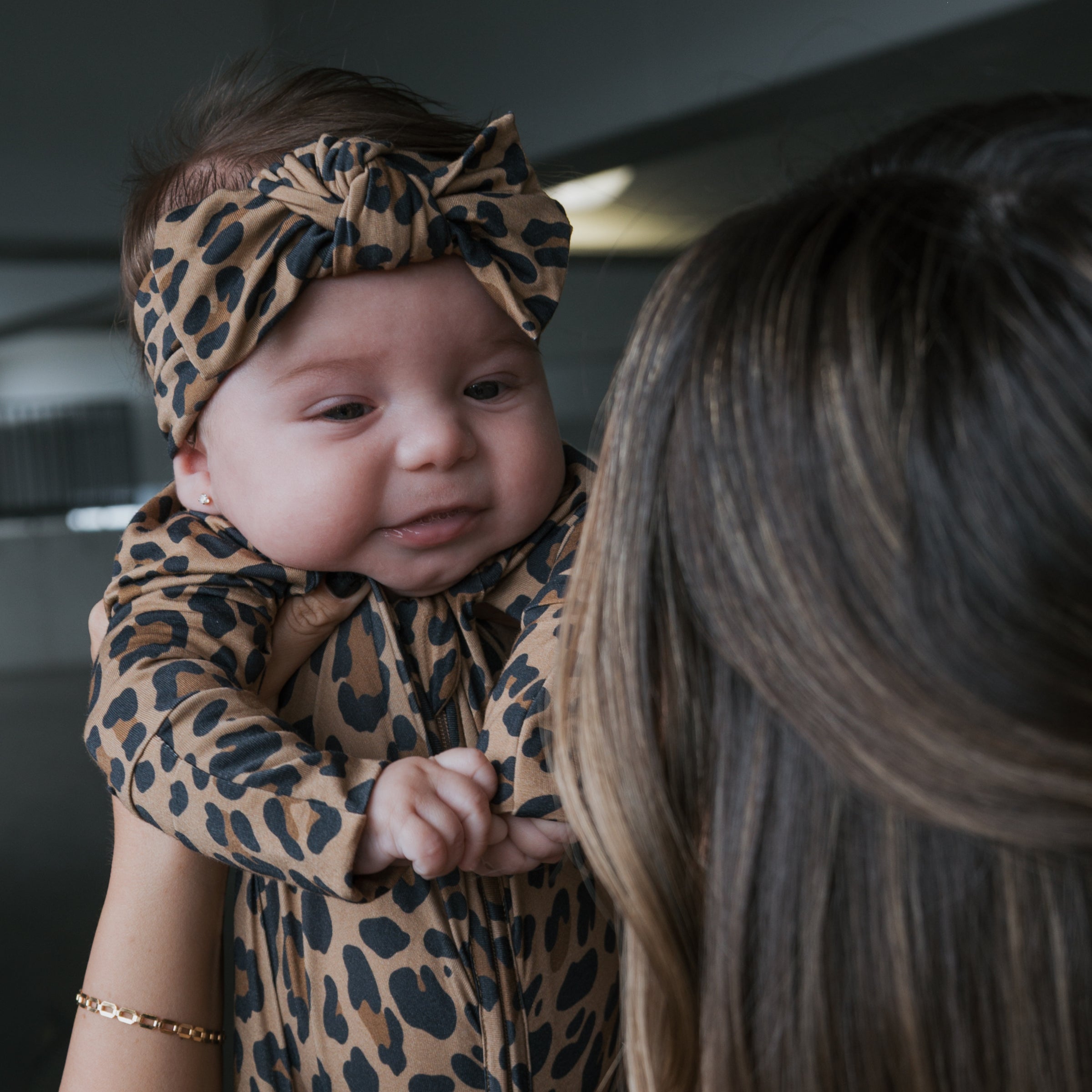 Bamboo Zip Pajamas | Leopard