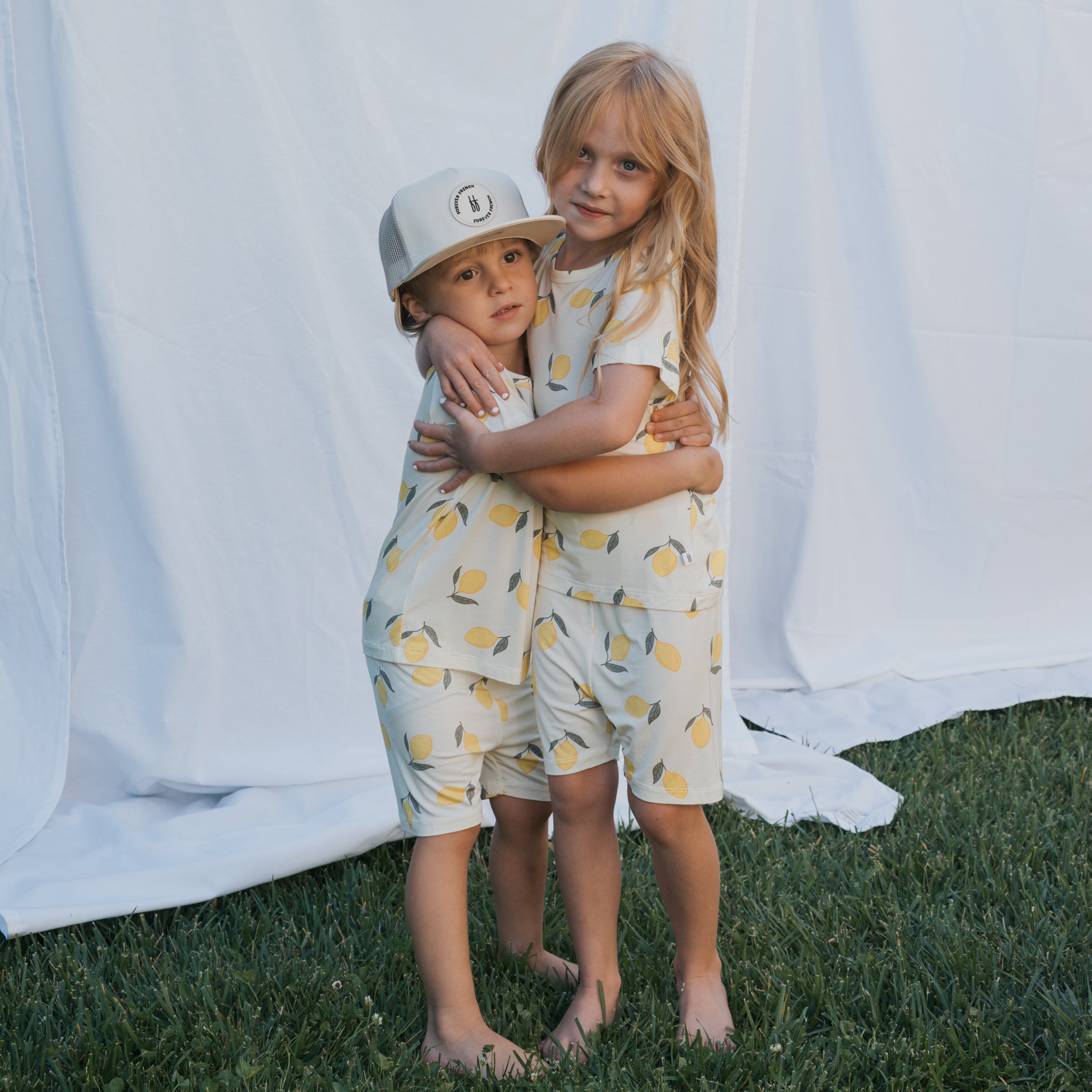 Bamboo Short Set | Lemon