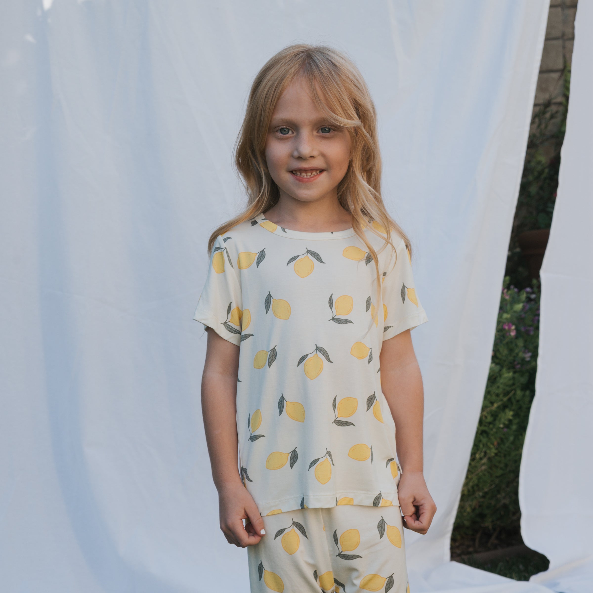 Bamboo Short Set | Lemon