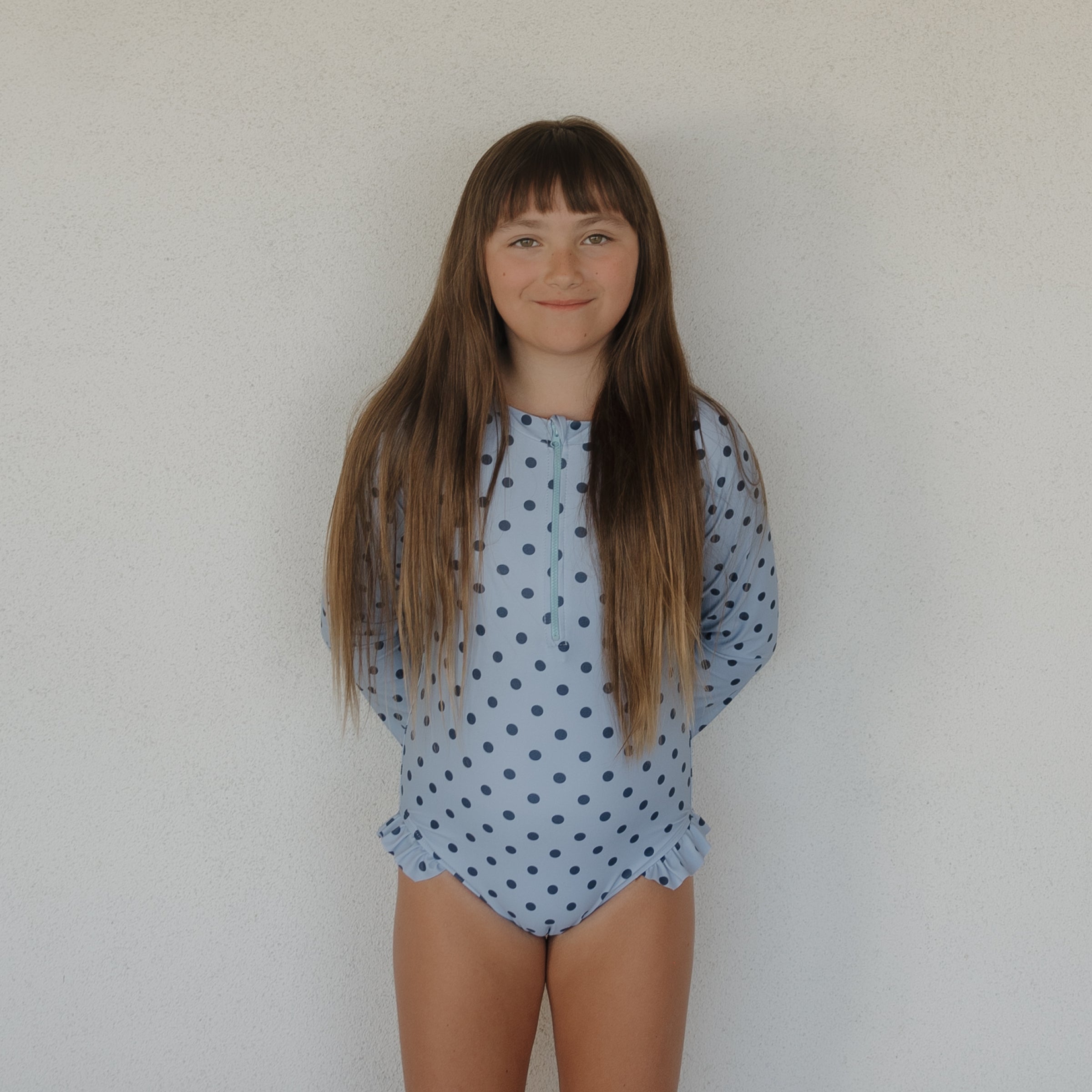 Girl's Long Sleeve Swimsuit | Sully