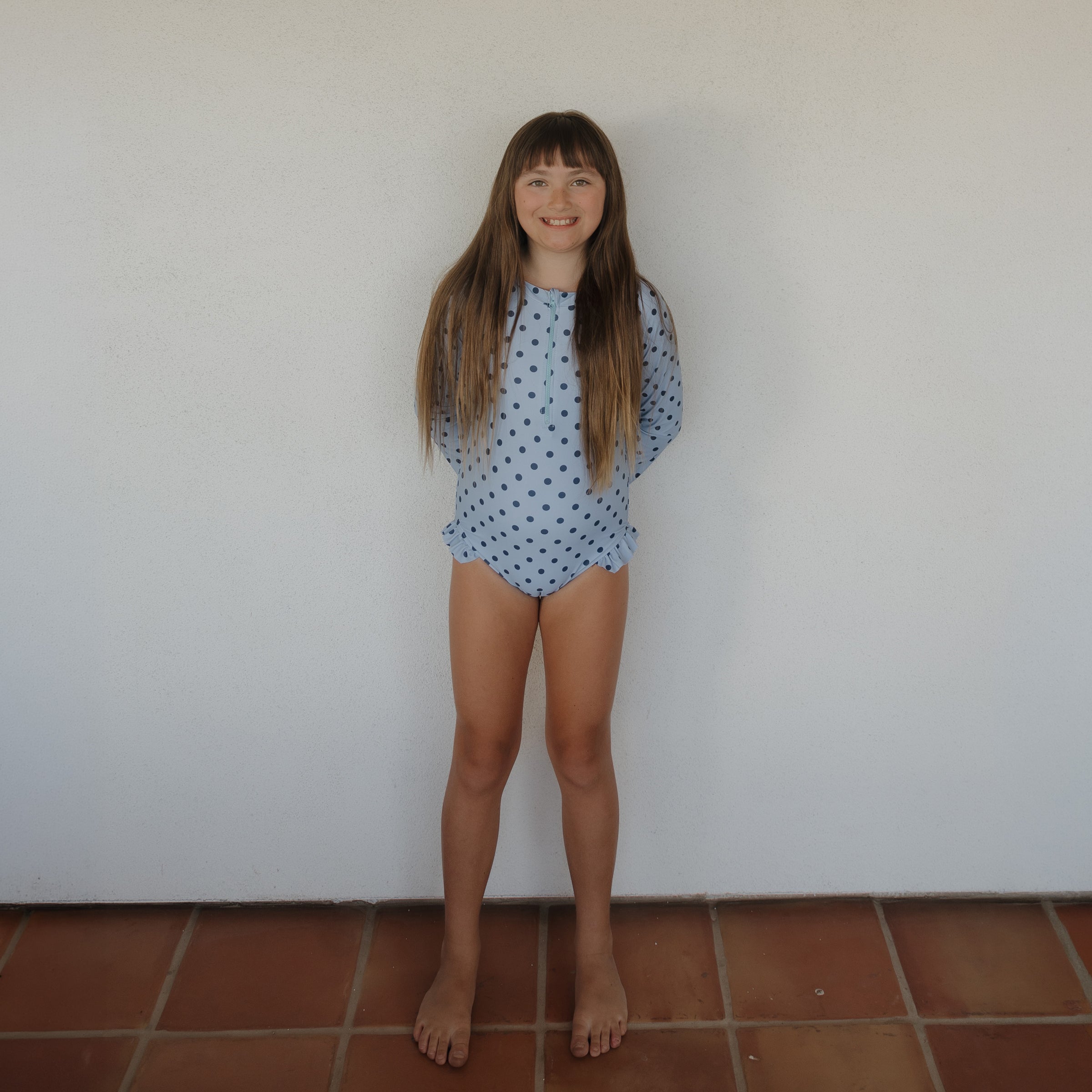 Girl's Long Sleeve Swimsuit | Sully