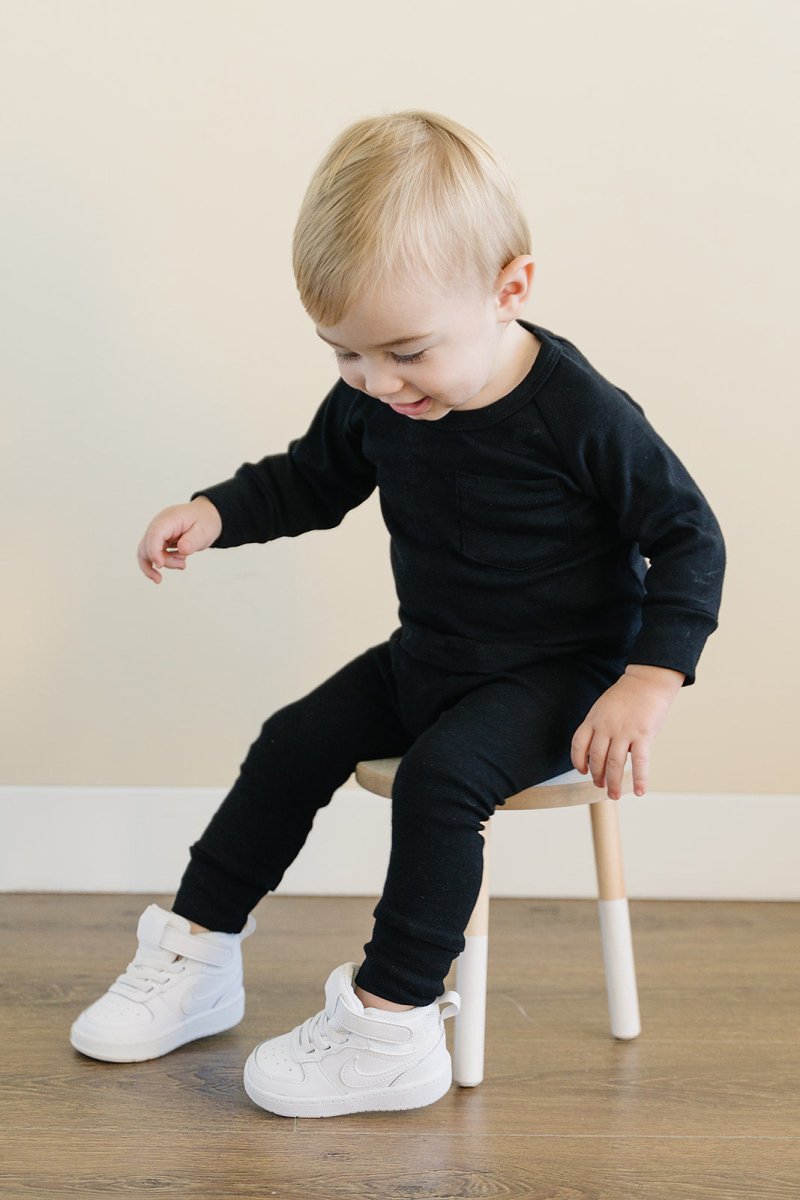 Lounge Set | Black - LITTLE RAD THINGS