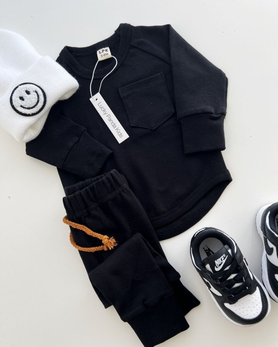 Lounge Set | Black - LITTLE RAD THINGS