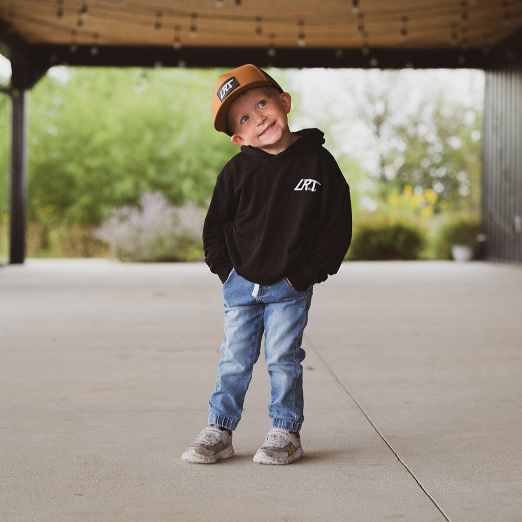 LRT BAMBOO HOODIE - BLACK - LITTLE RAD THINGS