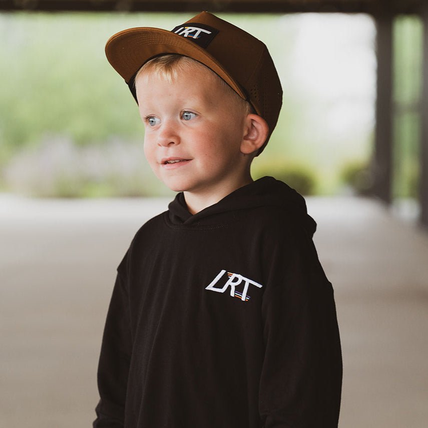 LRT BAMBOO HOODIE - BLACK - LITTLE RAD THINGS