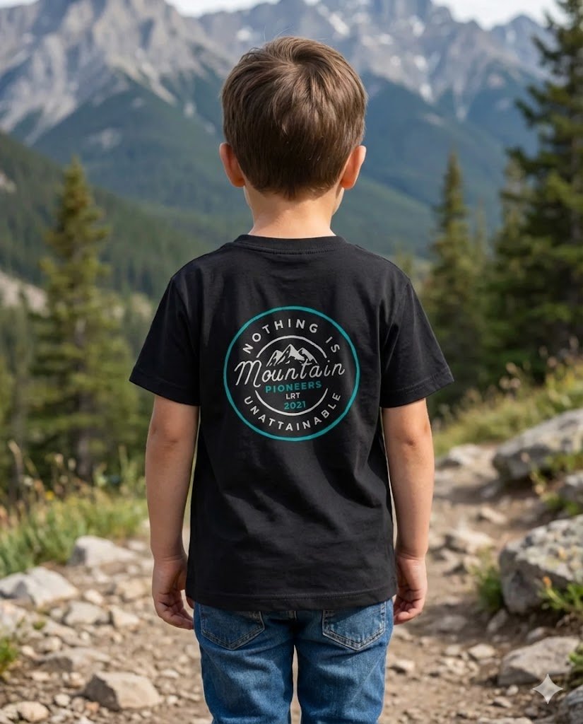 NOTHING IS UNATTAINABLE TEE - SHORT SLEEVED BLACK - LITTLE RAD THINGS