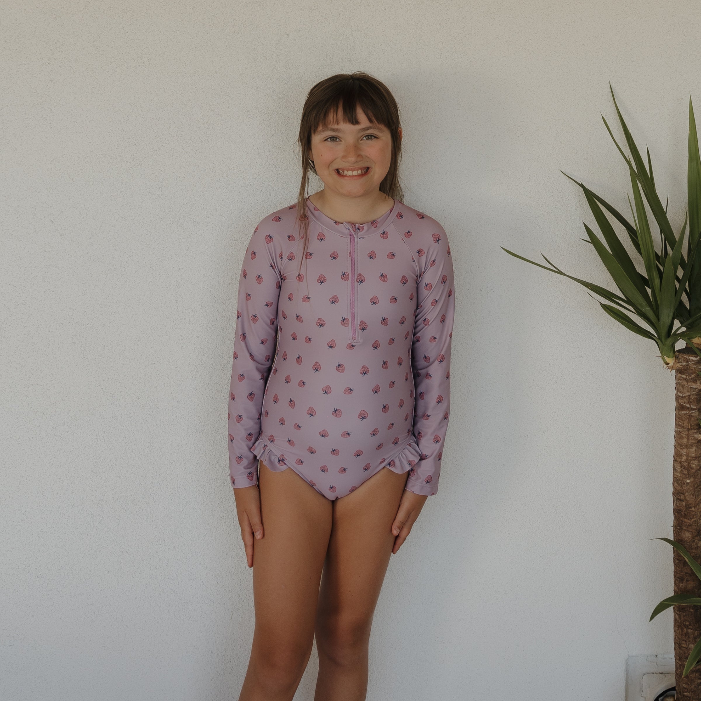 Girl's Long Sleeve Swimsuit | Matilda
