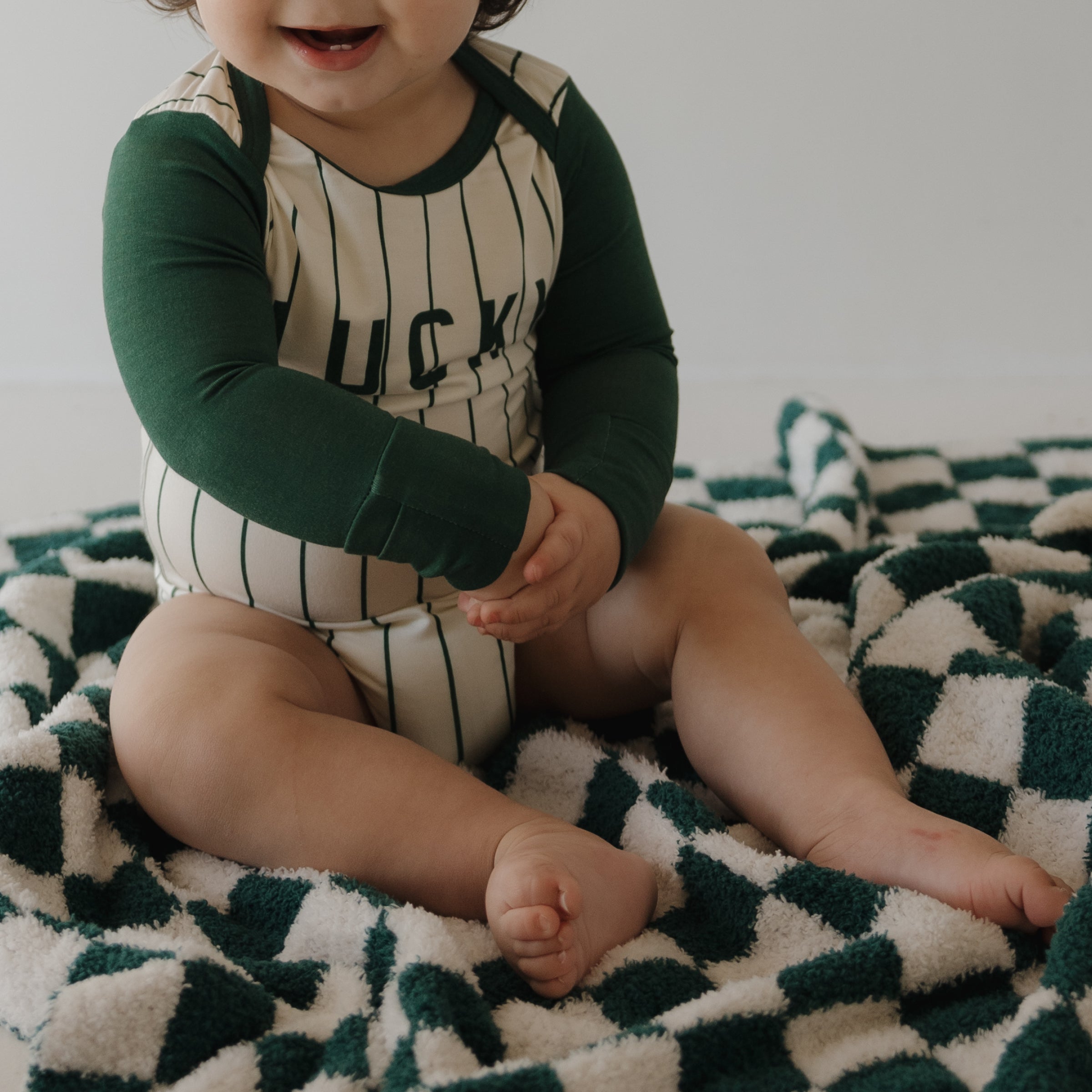 Plush Blanket | Lucky Micro Check