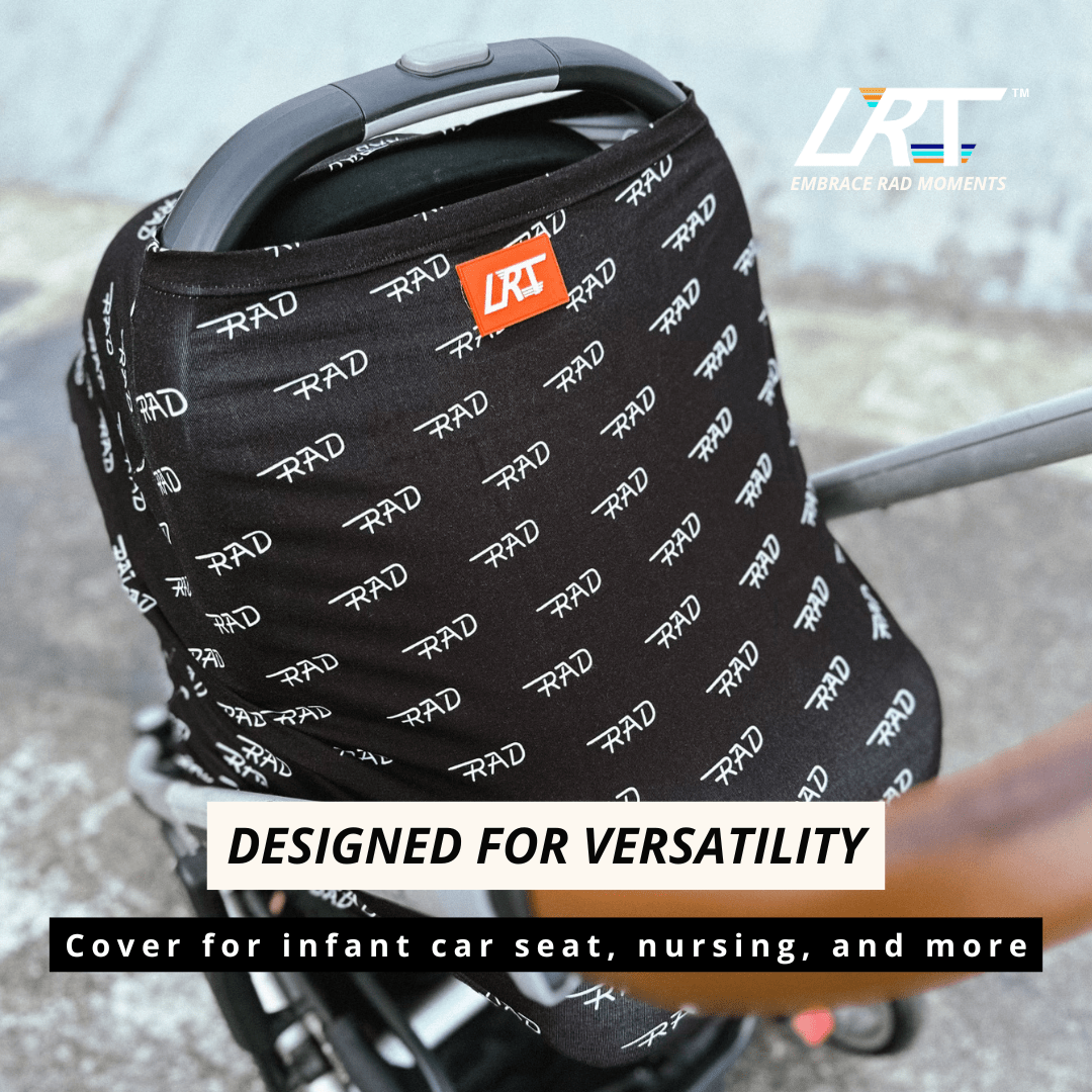 RAD MULTI - USE COVER FOR INFANT NURSING - BLACK - LITTLE RAD THINGS