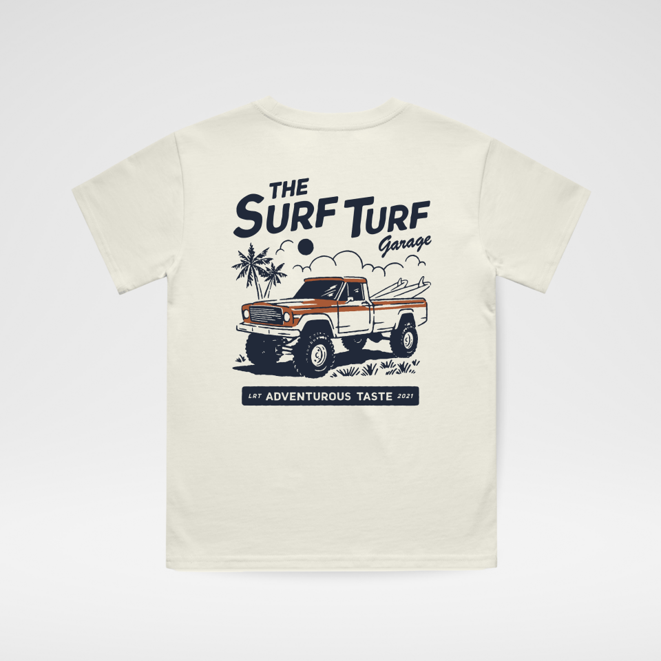 RAD SURF TURF TEE - LITTLE RAD THINGS