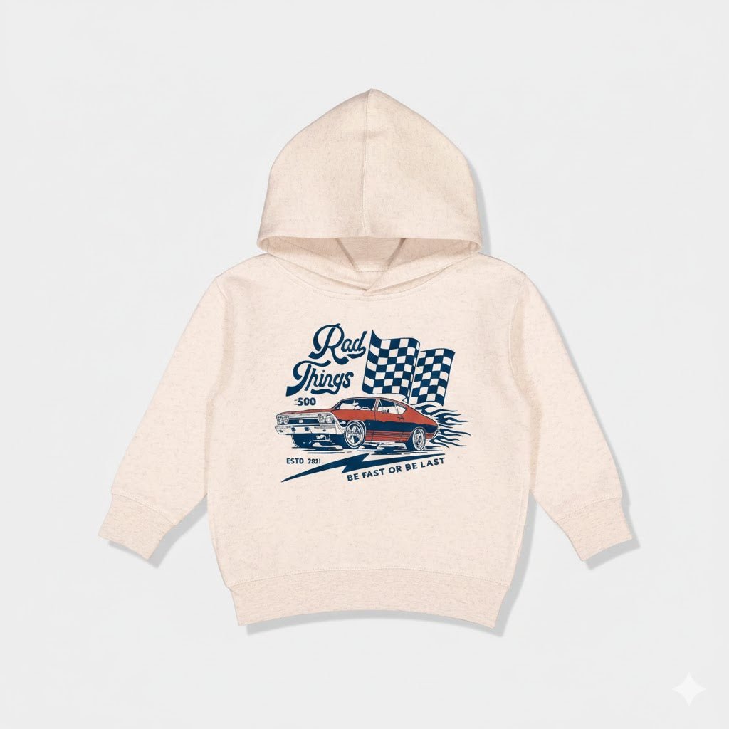 RAD THINGS 500 HOODIE - VINTAGE CREAM - LITTLE RAD THINGS