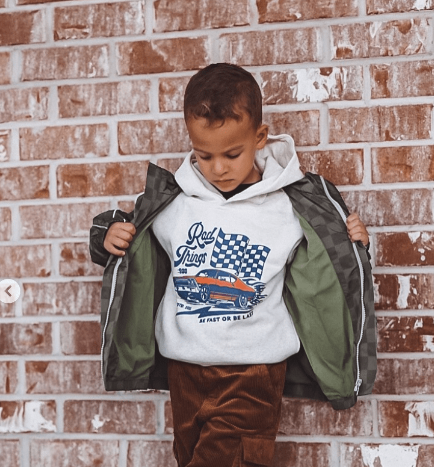 RAD THINGS 500 HOODIE - VINTAGE CREAM - LITTLE RAD THINGS