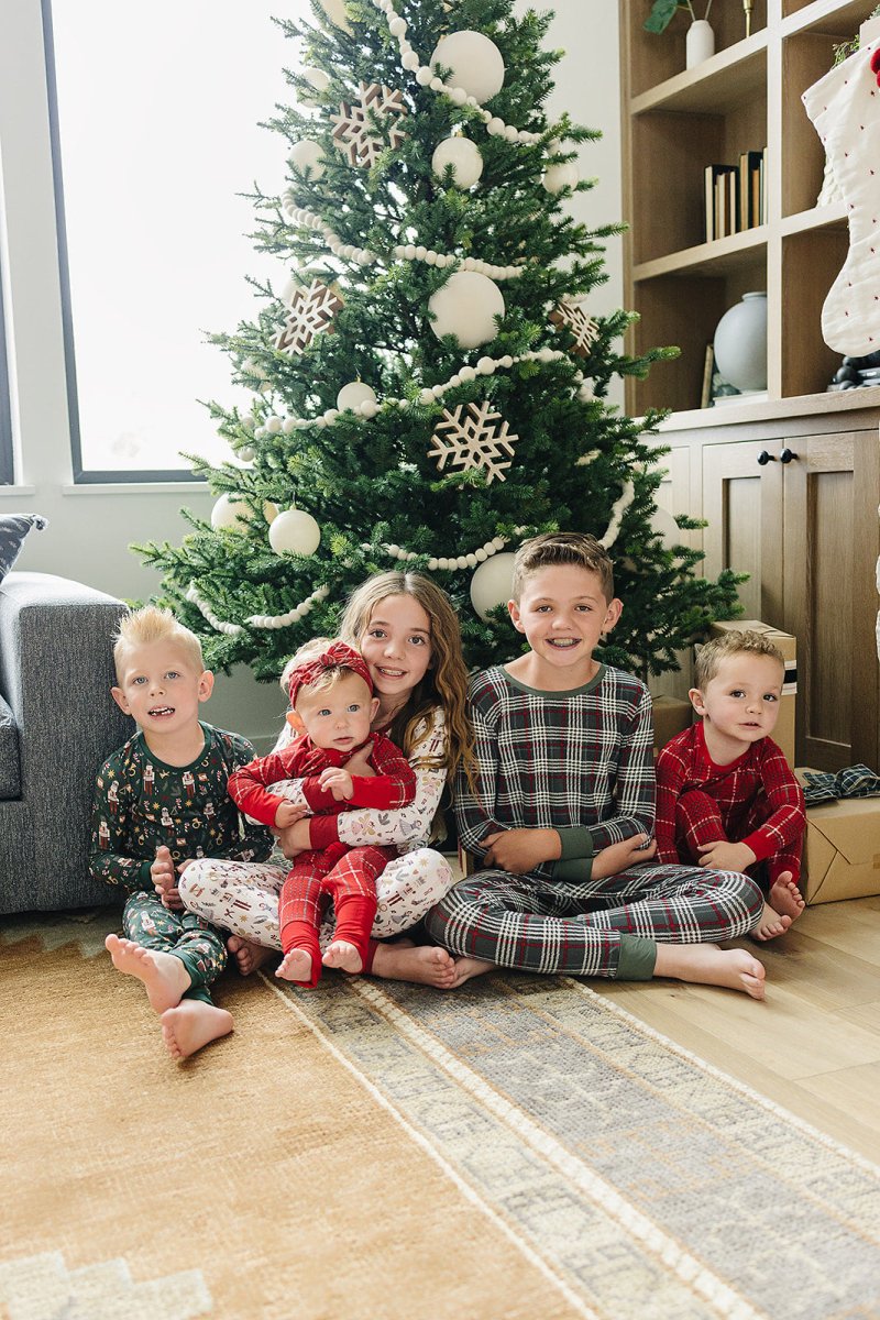 Red Plaid Bamboo Cozy Set - LITTLE RAD THINGS