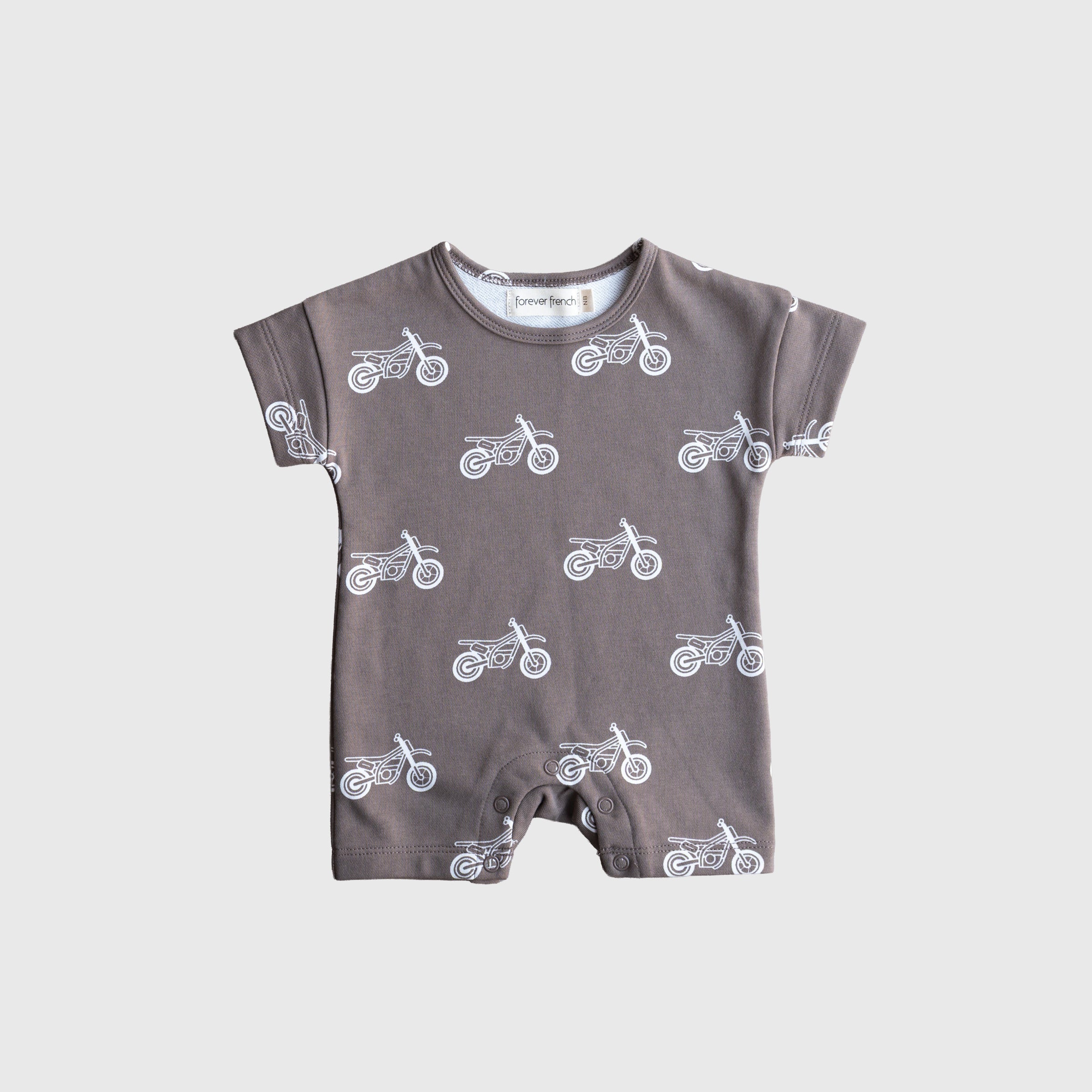 French Terry Romper | Dirt Bike