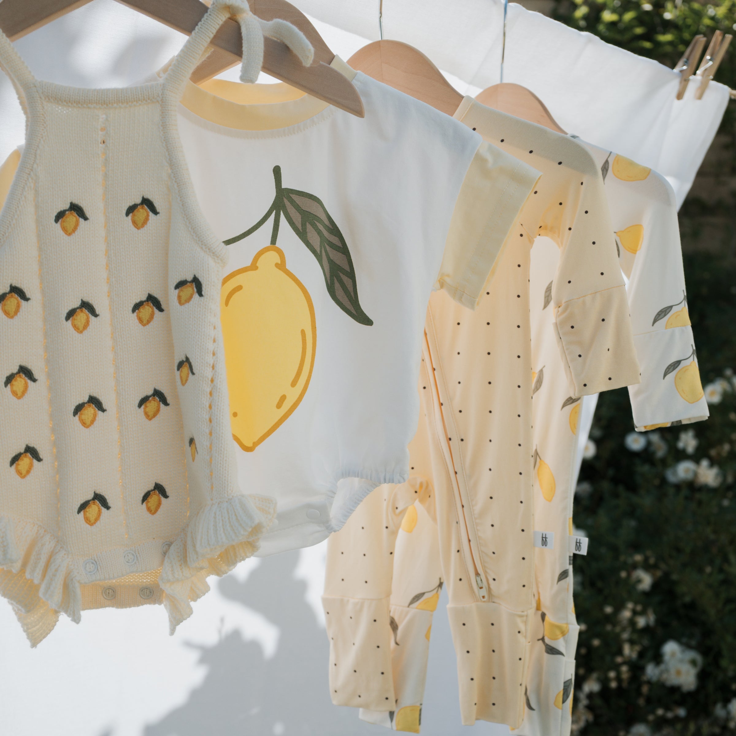 Short Sleeve Romper | Lemon