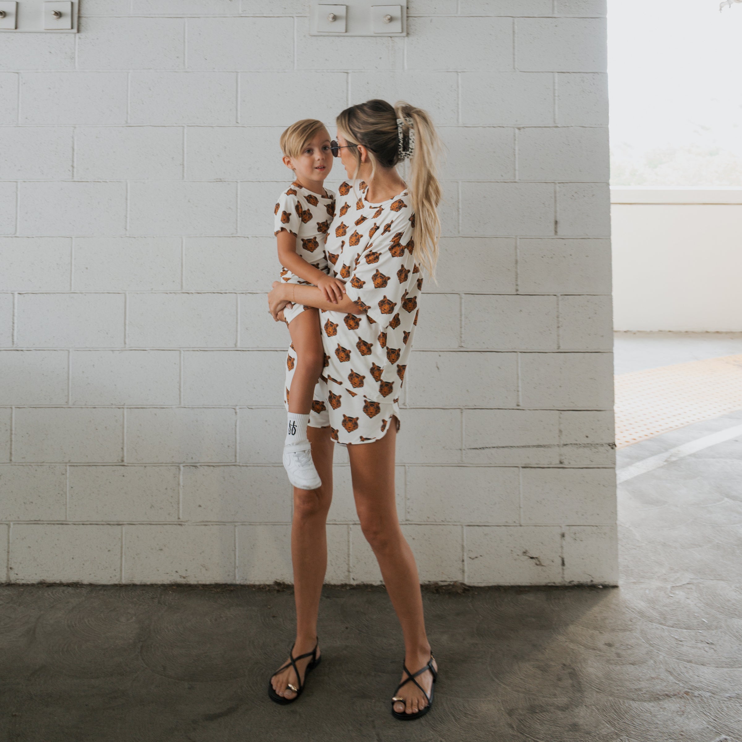 Bamboo Short Set | Tigers