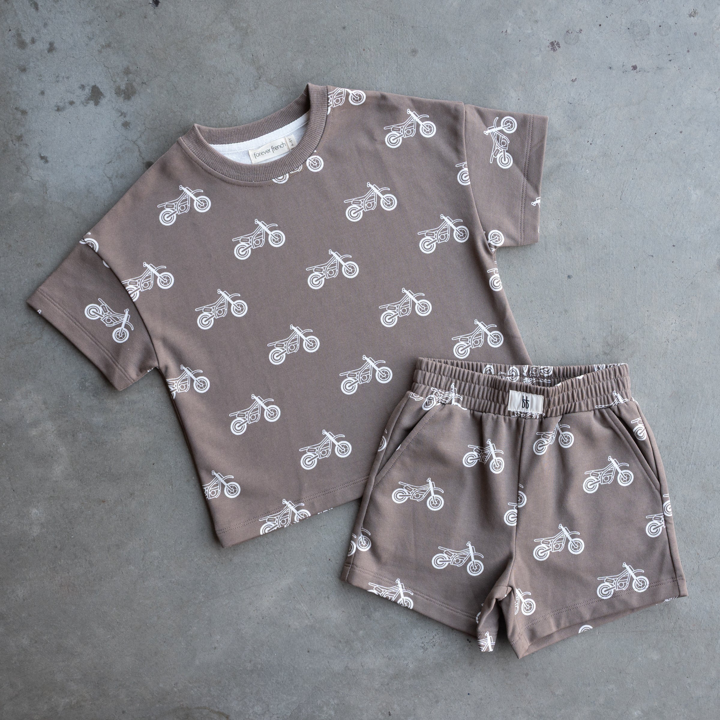 French Terry Short Set | Dirt Bike