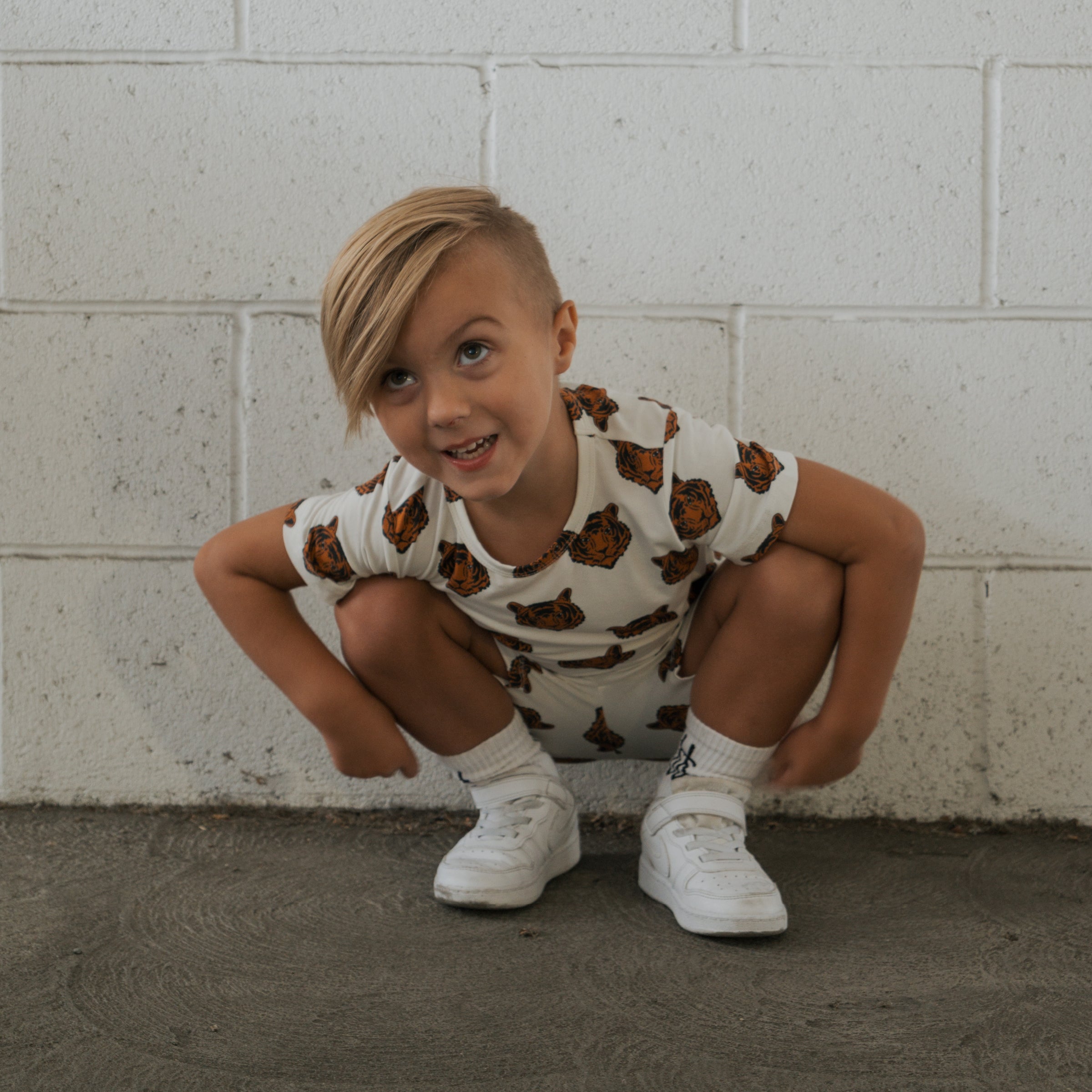 Bamboo Short Set | Tigers