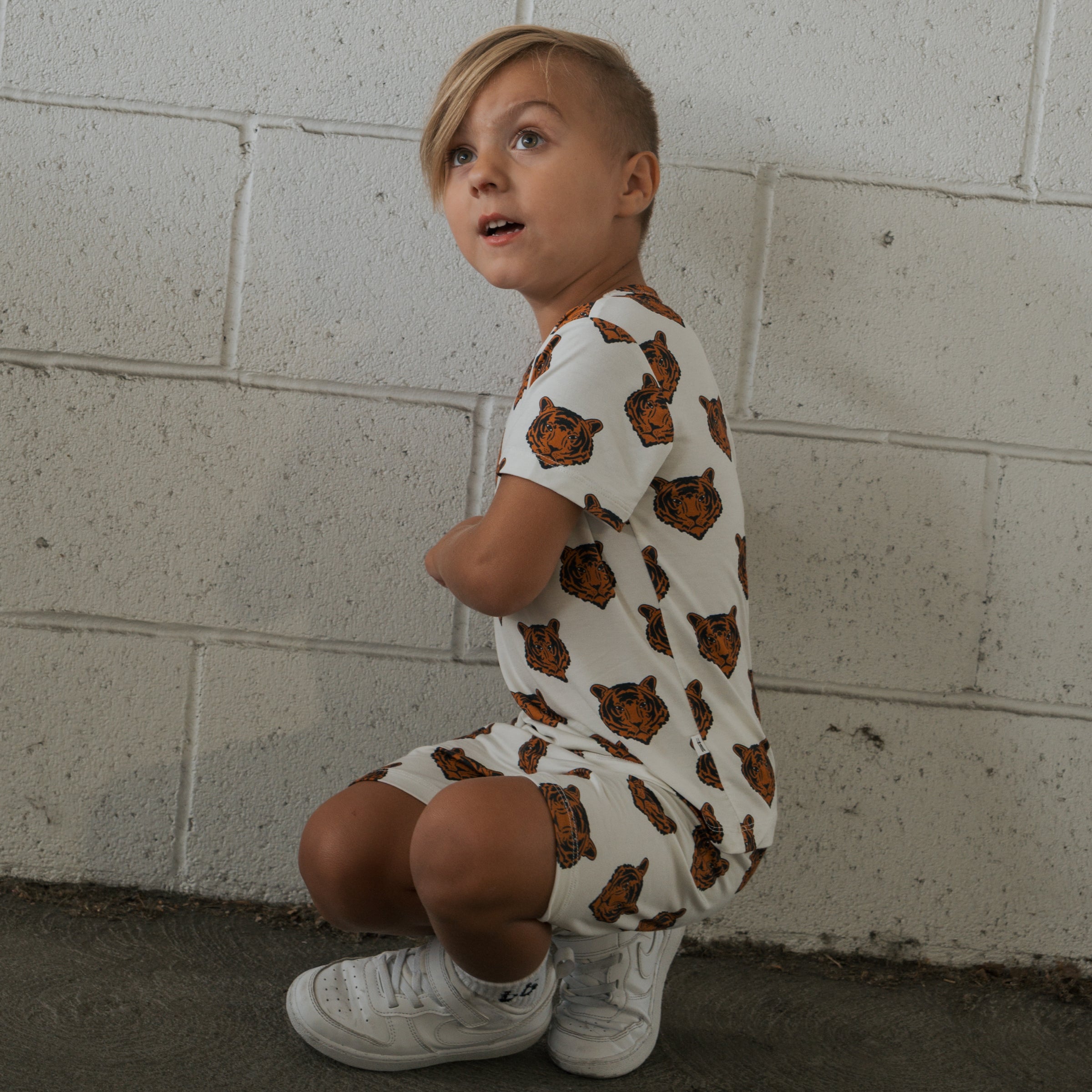 Bamboo Short Set | Tigers