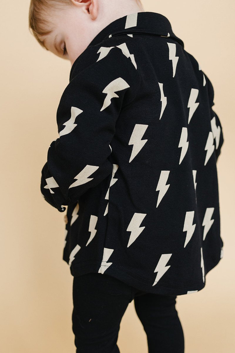 Shacket | Black Bolts - LITTLE RAD THINGS