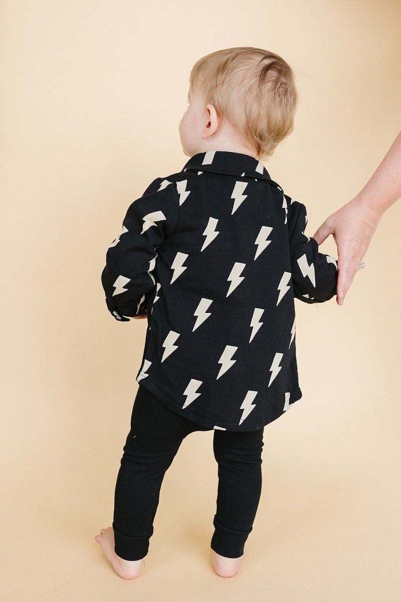 Shacket | Black Bolts - LITTLE RAD THINGS