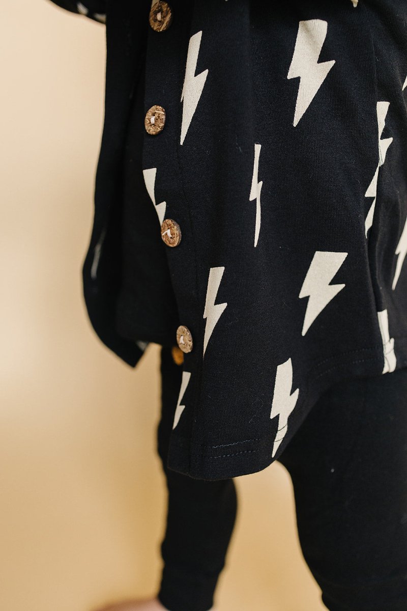 Shacket | Black Bolts - LITTLE RAD THINGS