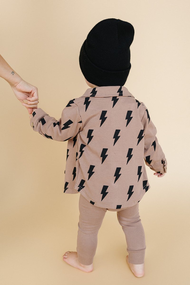 Shacket | Mocha Bolts - LITTLE RAD THINGS