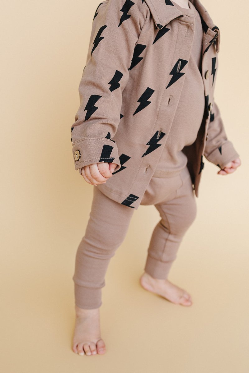 Shacket | Mocha Bolts - LITTLE RAD THINGS