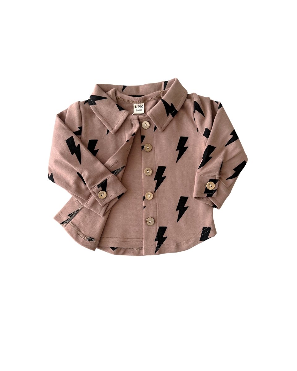 Shacket | Mocha Bolts - LITTLE RAD THINGS