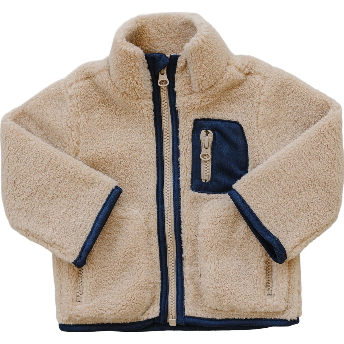 Sherpa Zip - Up Jacket - LITTLE RAD THINGS