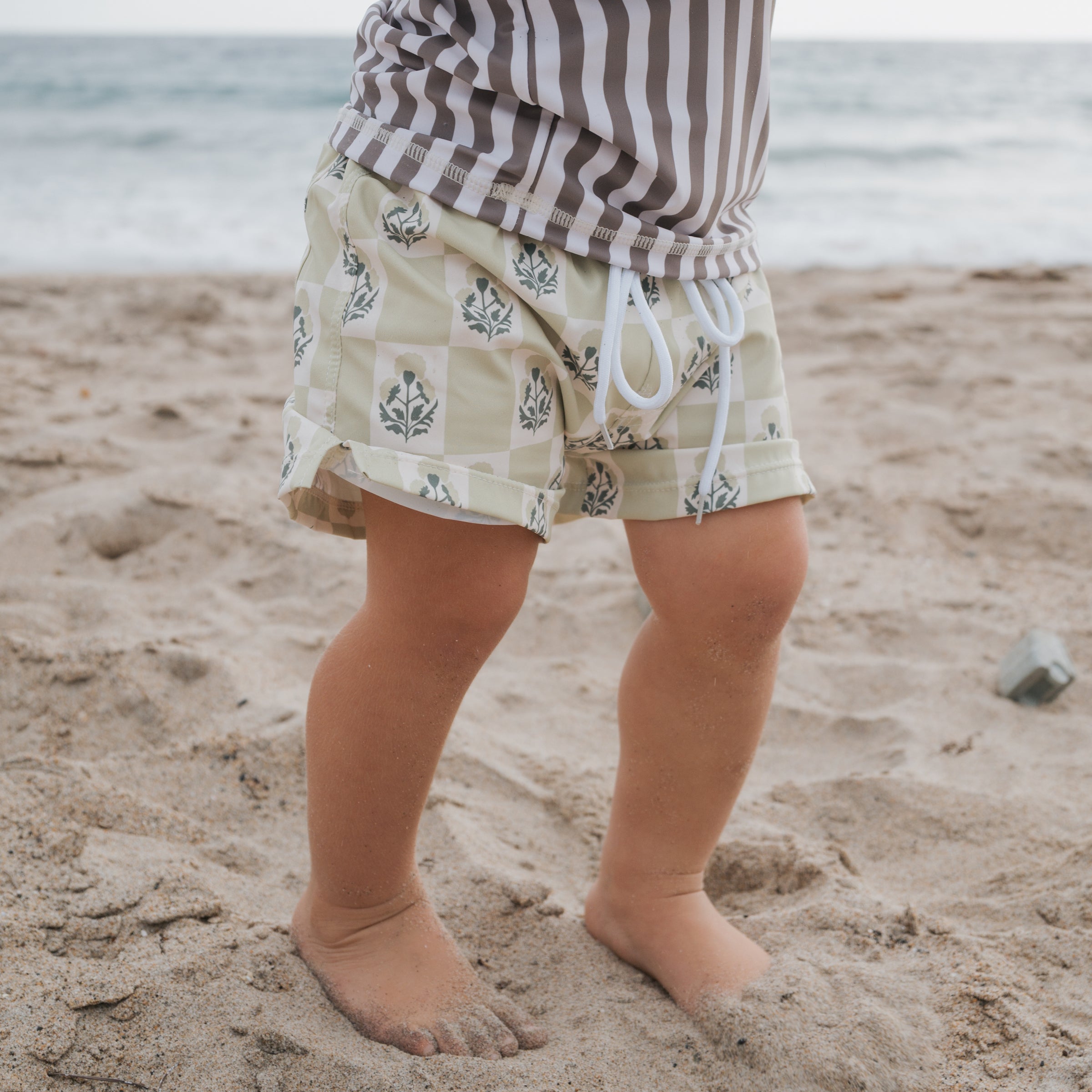 Child Board Short | Marigold Check