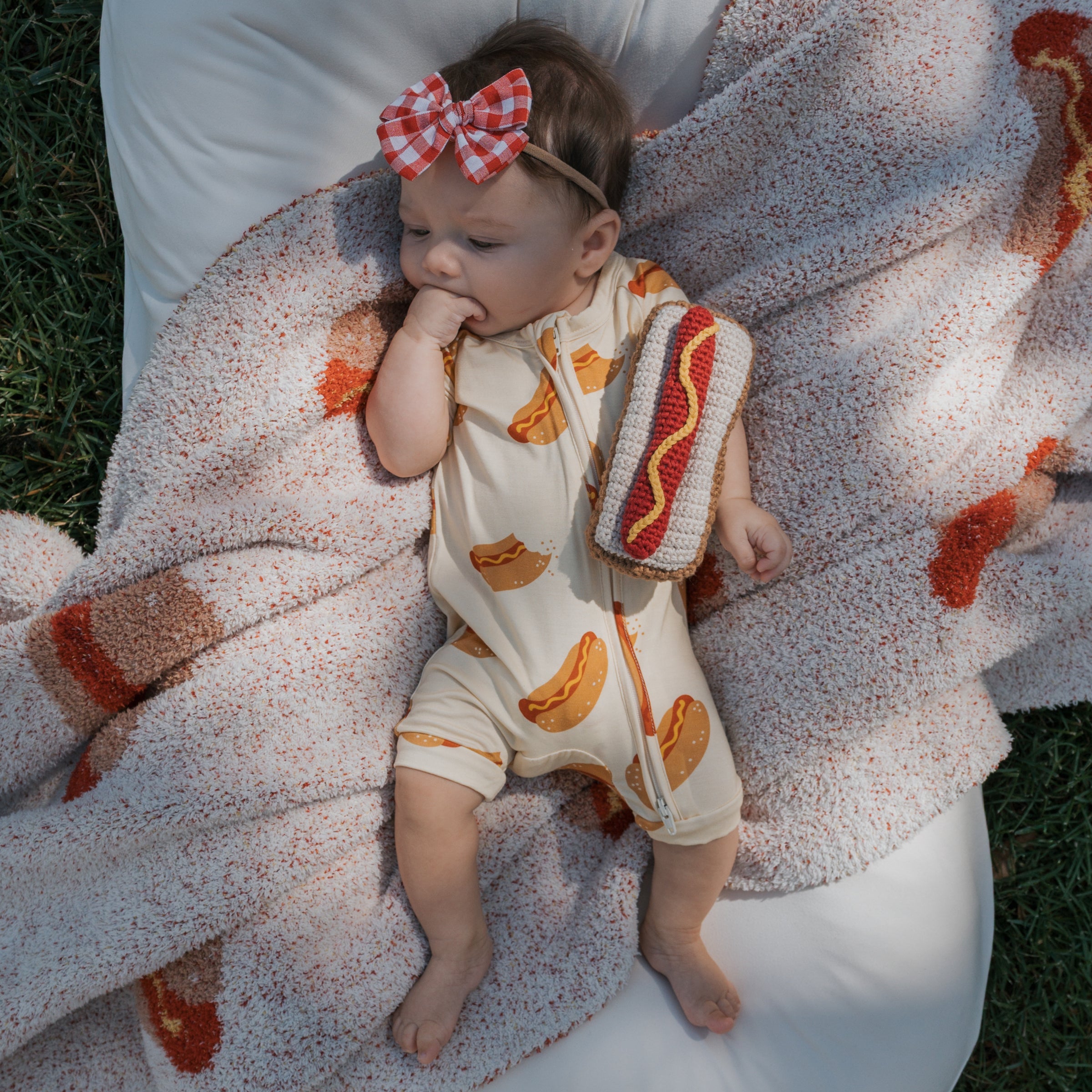 Shortie Bamboo Zip | Hot Dogs