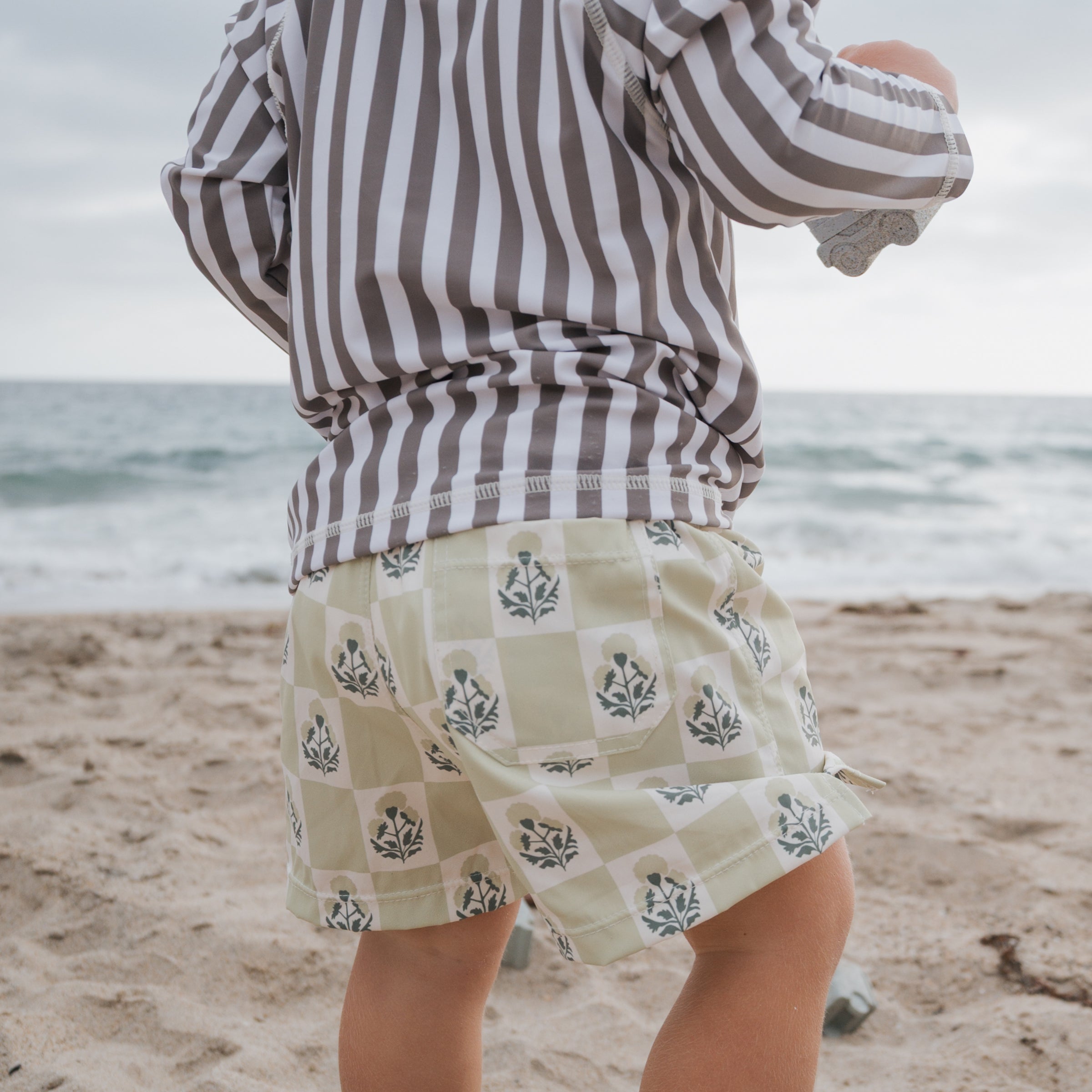Child Board Short | Marigold Check