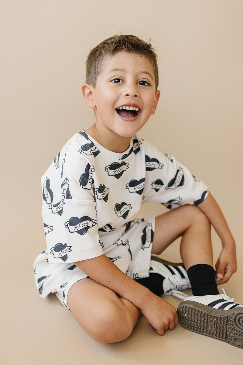 Shorts Set | Mom tattoo - LITTLE RAD THINGS