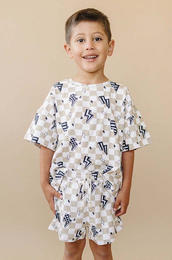 Shorts Set | Summer Bolts - LITTLE RAD THINGS