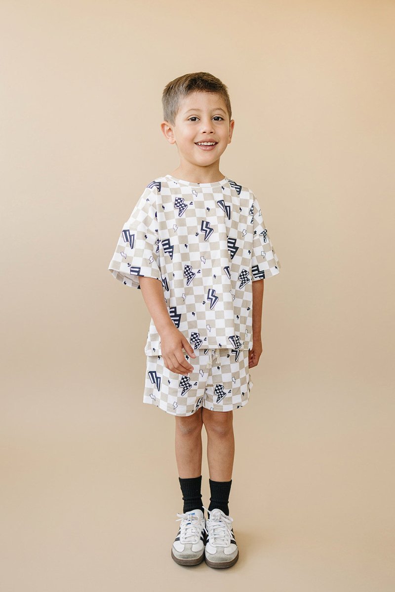 Shorts Set | Summer Bolts - LITTLE RAD THINGS