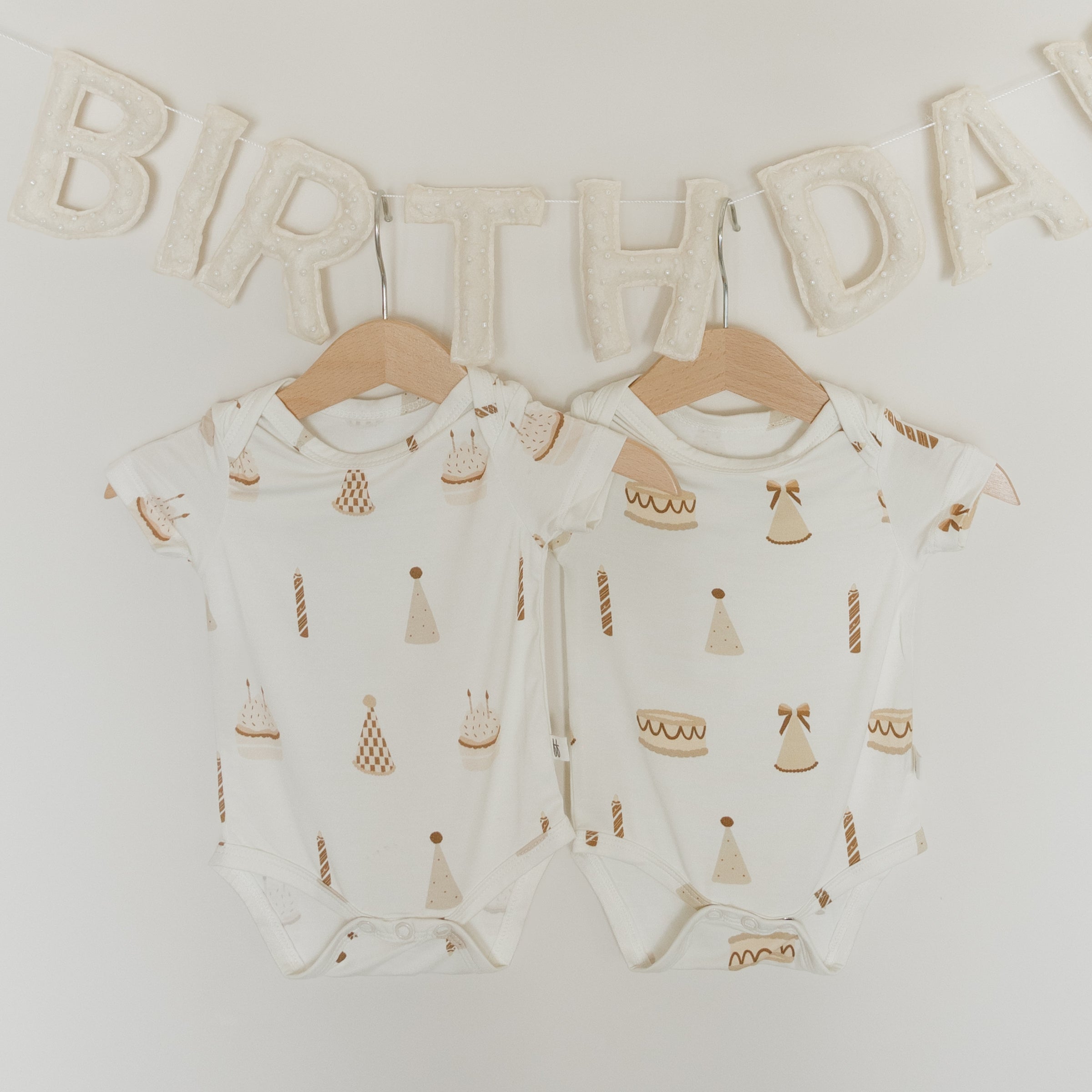 Short Sleeve Bamboo Snapsuit | Birthday Boy