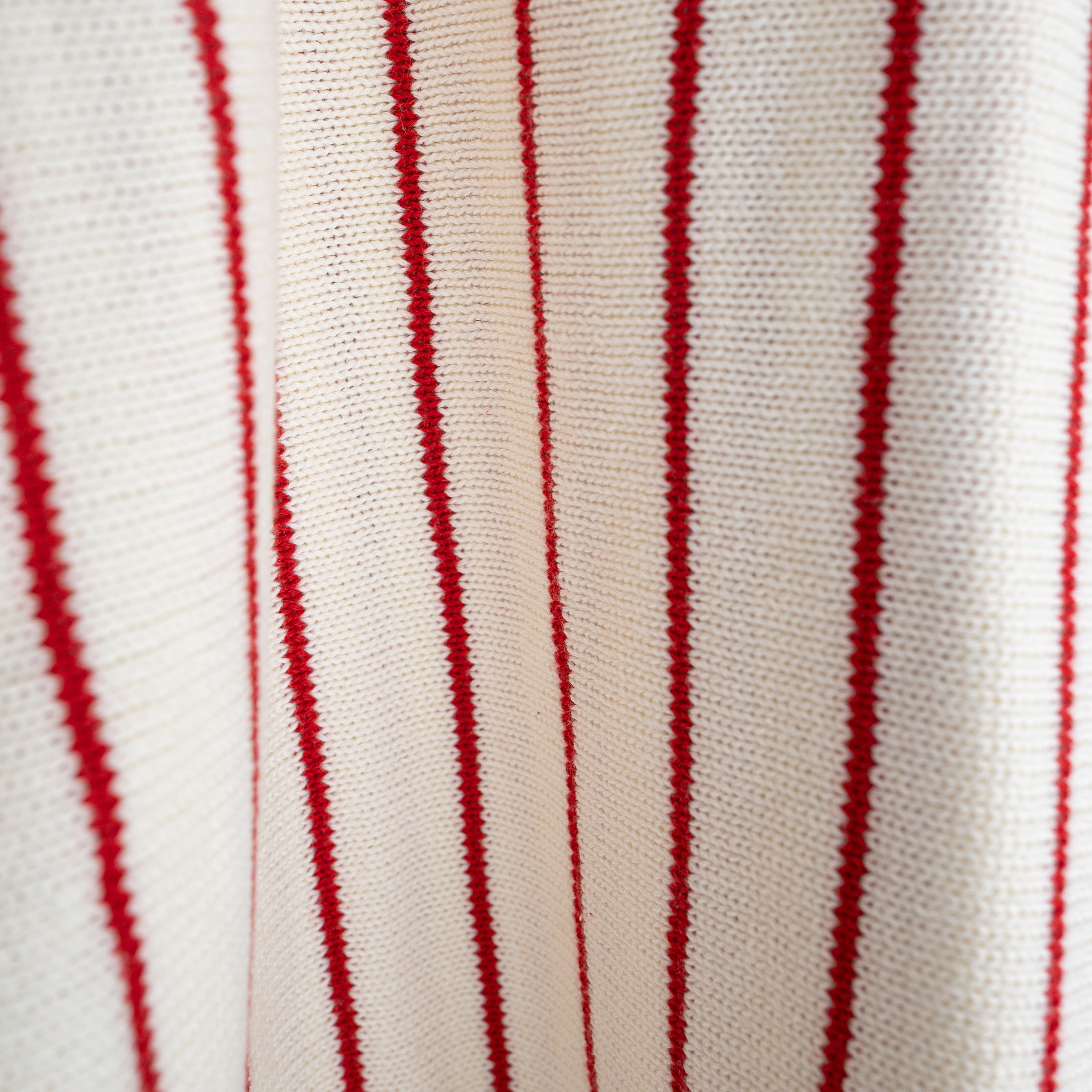 Knit Ruffle Romper | Picnic Pinstripe