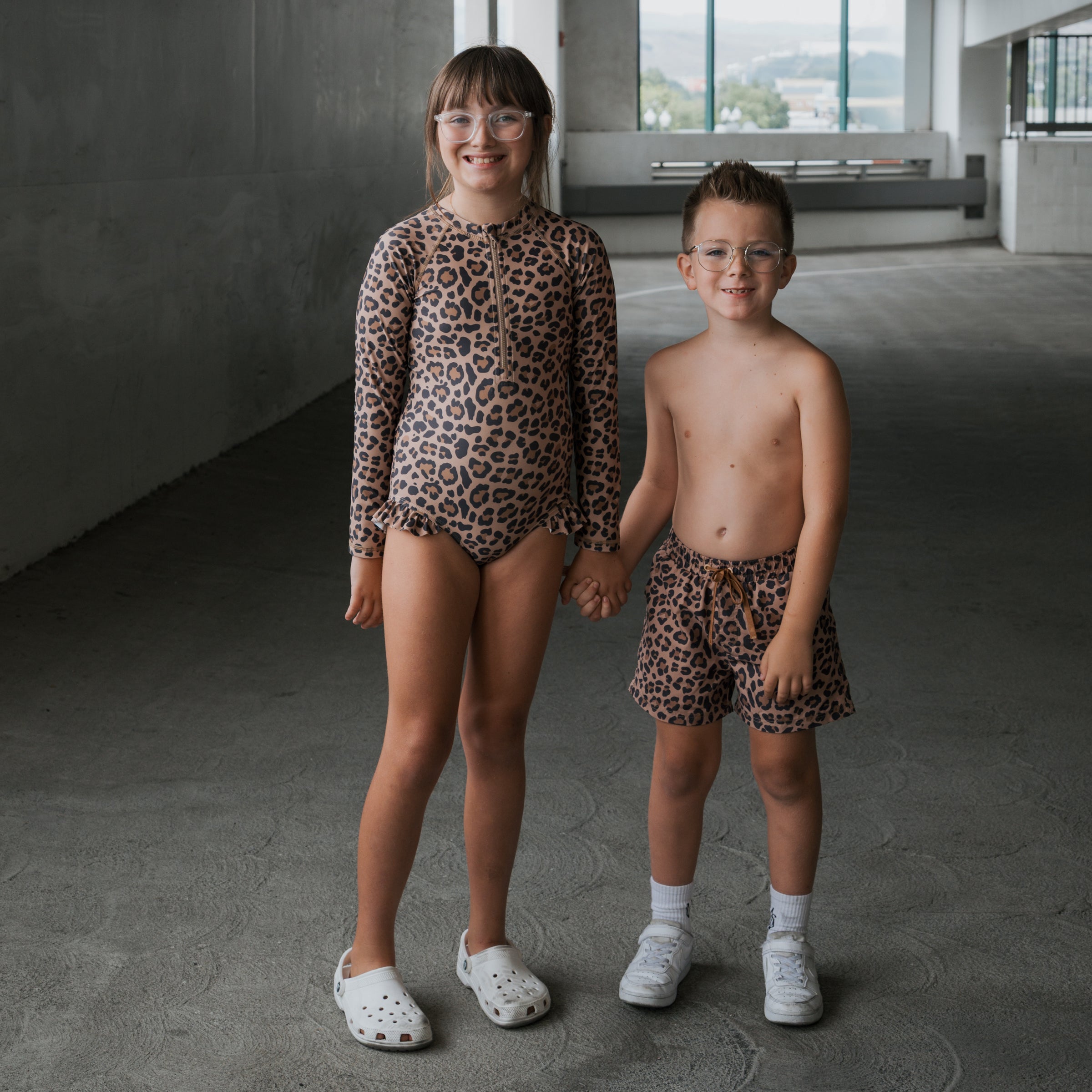 *PRE-ORDER* Child Board Short | Leopard