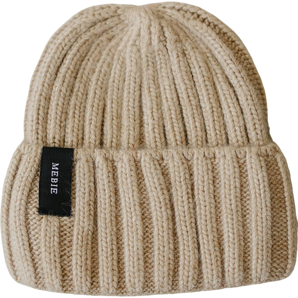 Tan Chunky Knit Beanie - LITTLE RAD THINGS