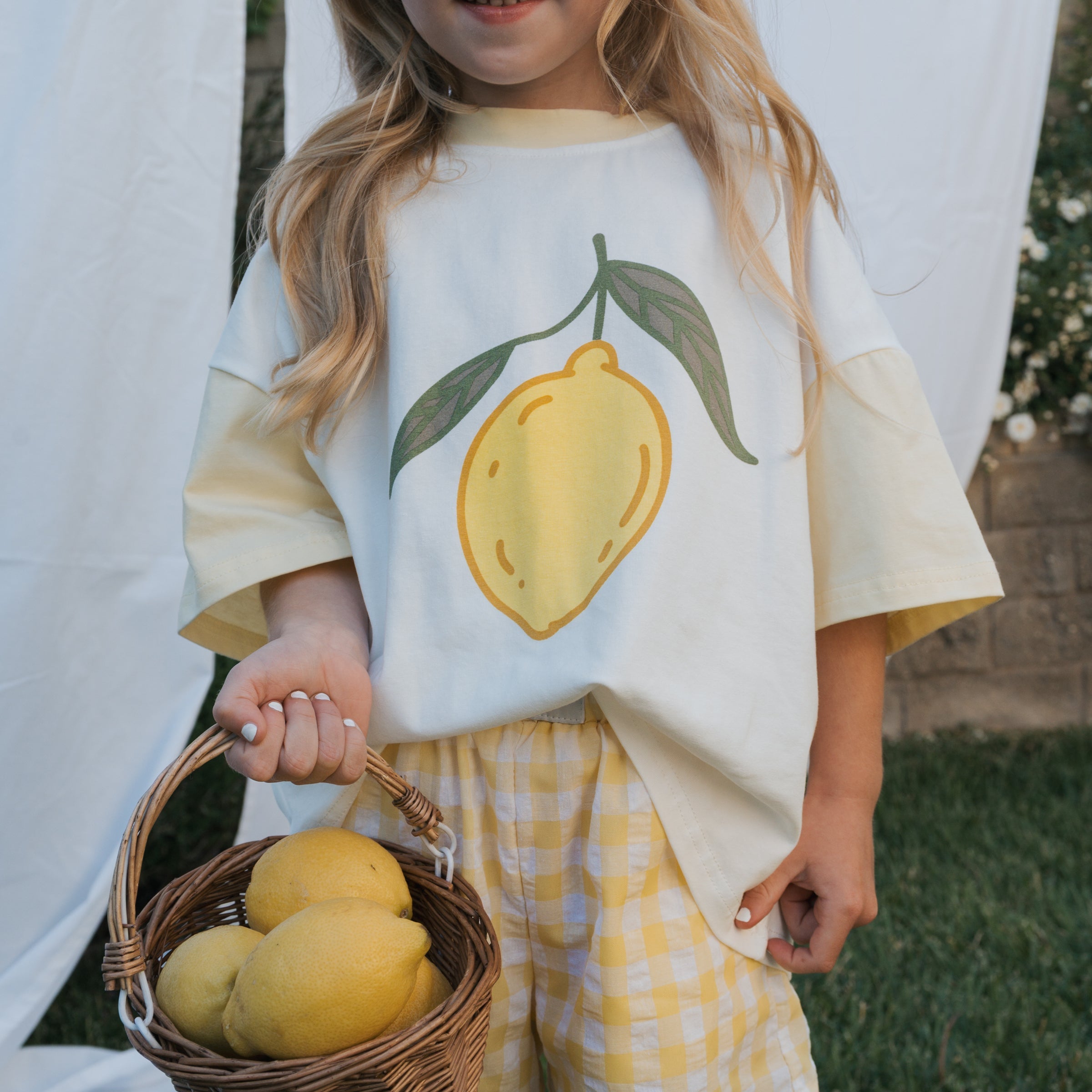 Child Cotton Tee | Lemon