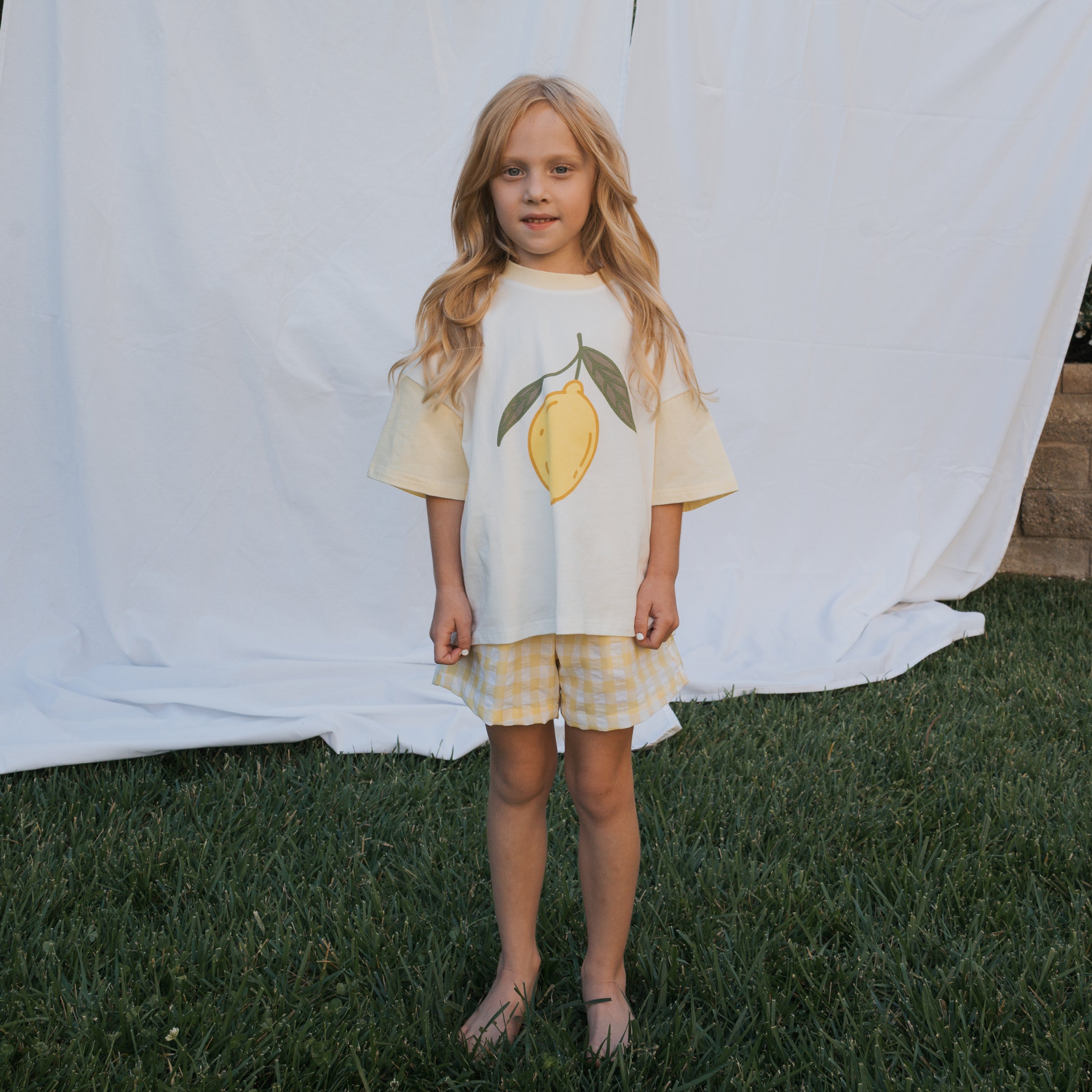 Child Cotton Tee | Lemon