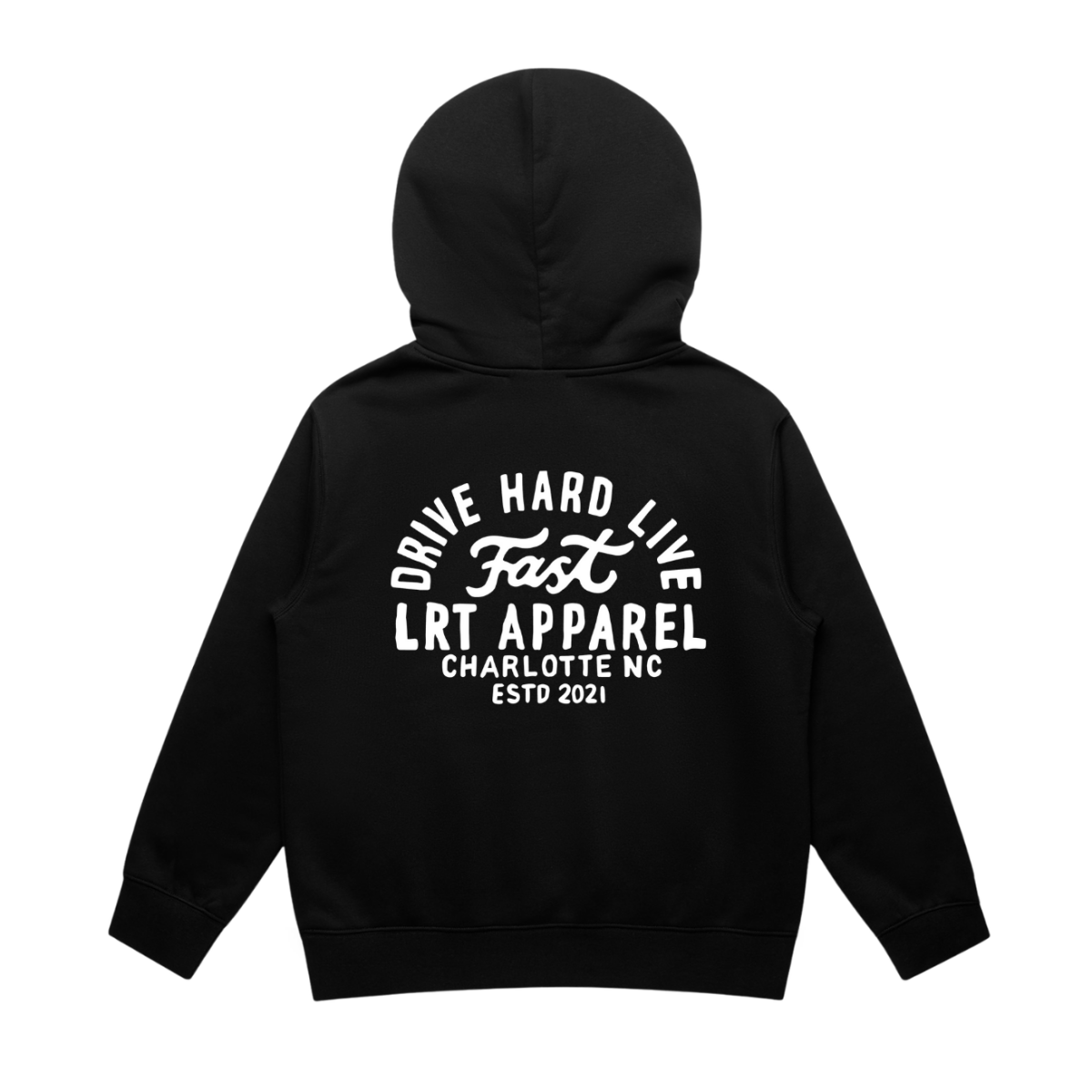 THE APEX HOODIE - RECYCLED BLACK - LITTLE RAD THINGS