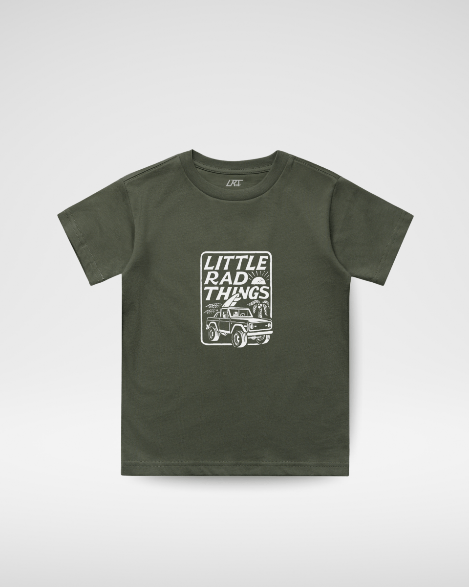 THE BRONCO LITTLE RAD THINGS TEE - OLIVE - LITTLE RAD THINGS