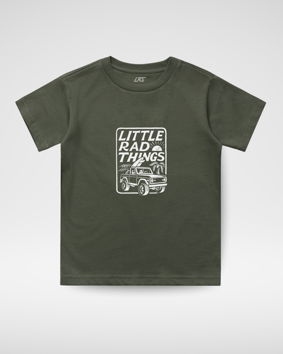 THE BRONCO LITTLE RAD THINGS TEE - OLIVE - LITTLE RAD THINGS