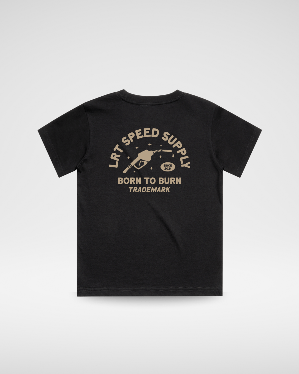 THE SPEED SUPPLY TEE - BLACK - LITTLE RAD THINGS