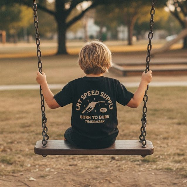 THE SPEED SUPPLY TEE - BLACK - LITTLE RAD THINGS