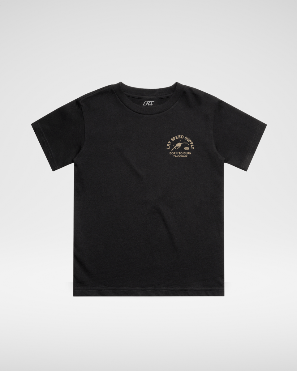 THE SPEED SUPPLY TEE - BLACK - LITTLE RAD THINGS