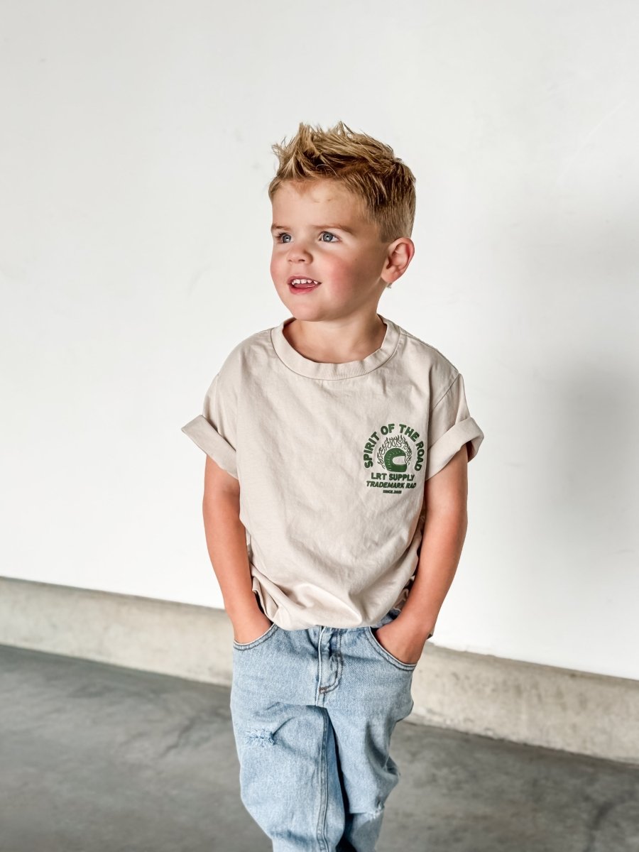 THE SPIRIT RIDER TEE - BONE - LITTLE RAD THINGS